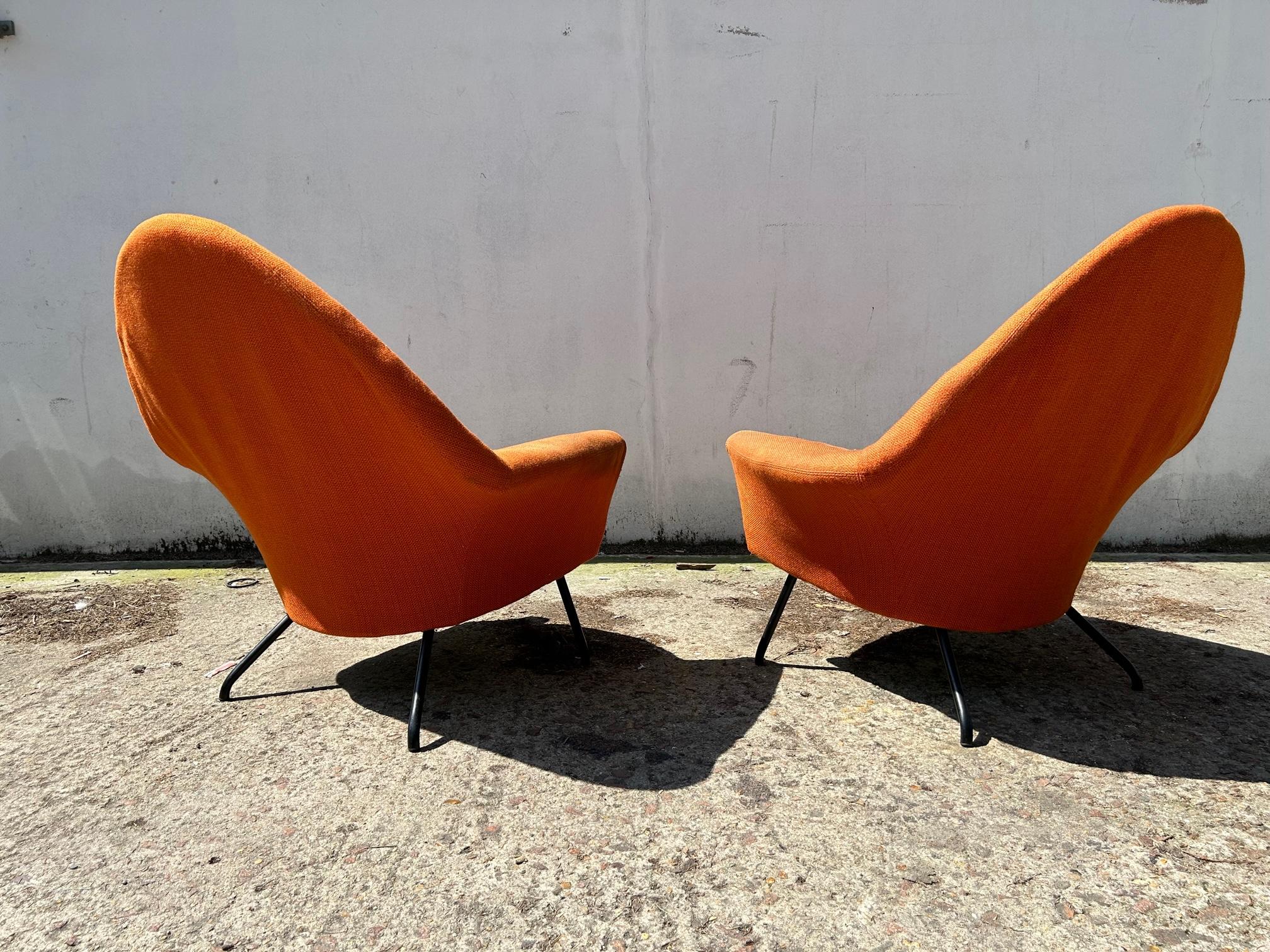French Armchairs Model 770 by Joseph-André Motte For Sale
