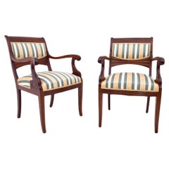Armchairs, Northern Europe, circa 1890. After renovation.