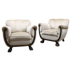 ARMCHAIRS, paire, Swedish Grace, années 1920/1930.