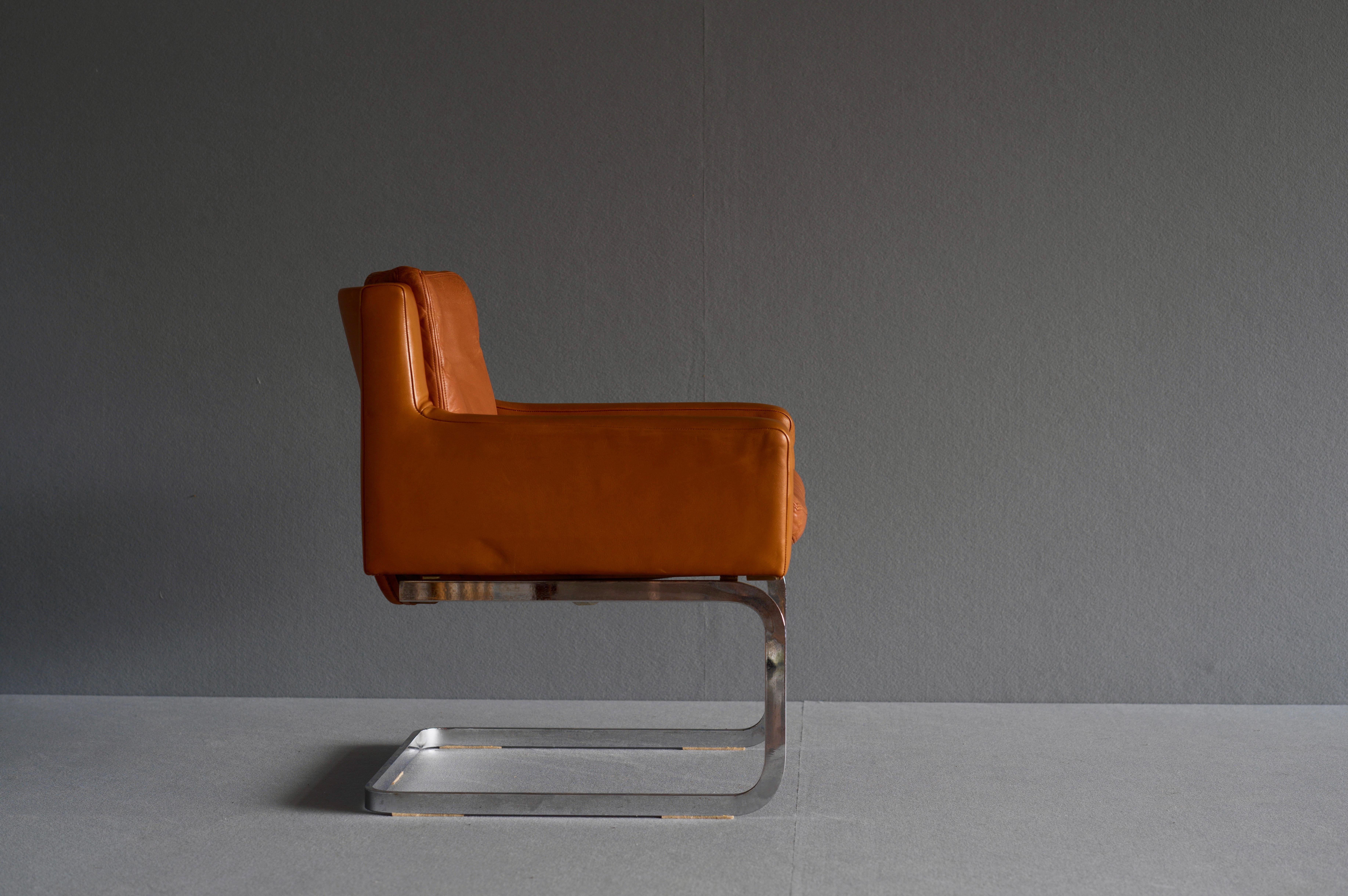 Mid-Century Modern Armchairs, Robert Haussmann for De Sede For Sale
