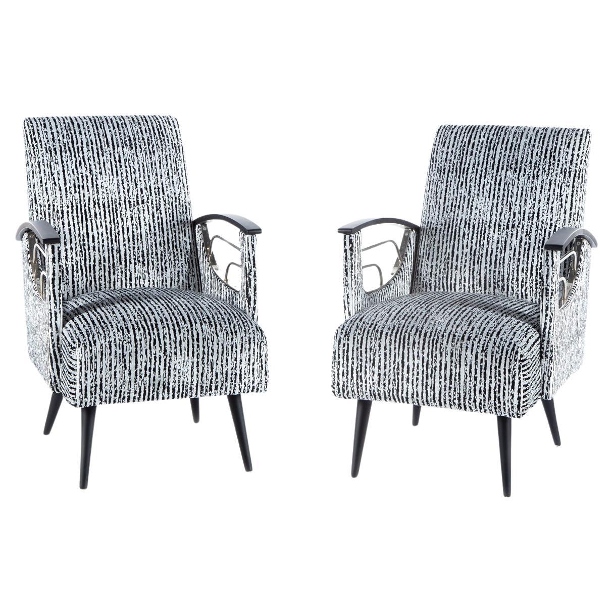 Armchairs, set of 2