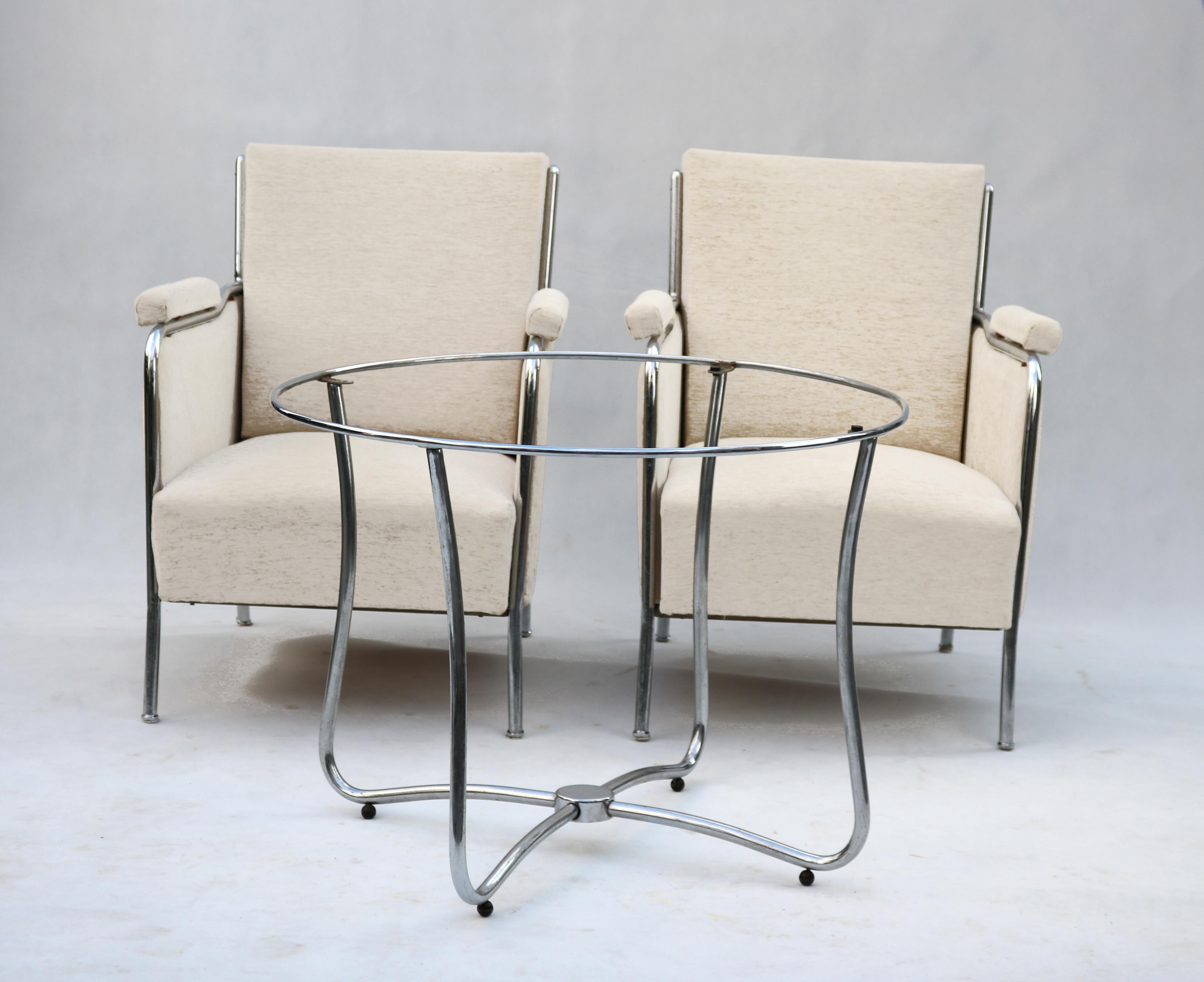 Upholstery Armchairs, Set of 2, Mid 20th Century, by Joszef Peresztegi For Sale