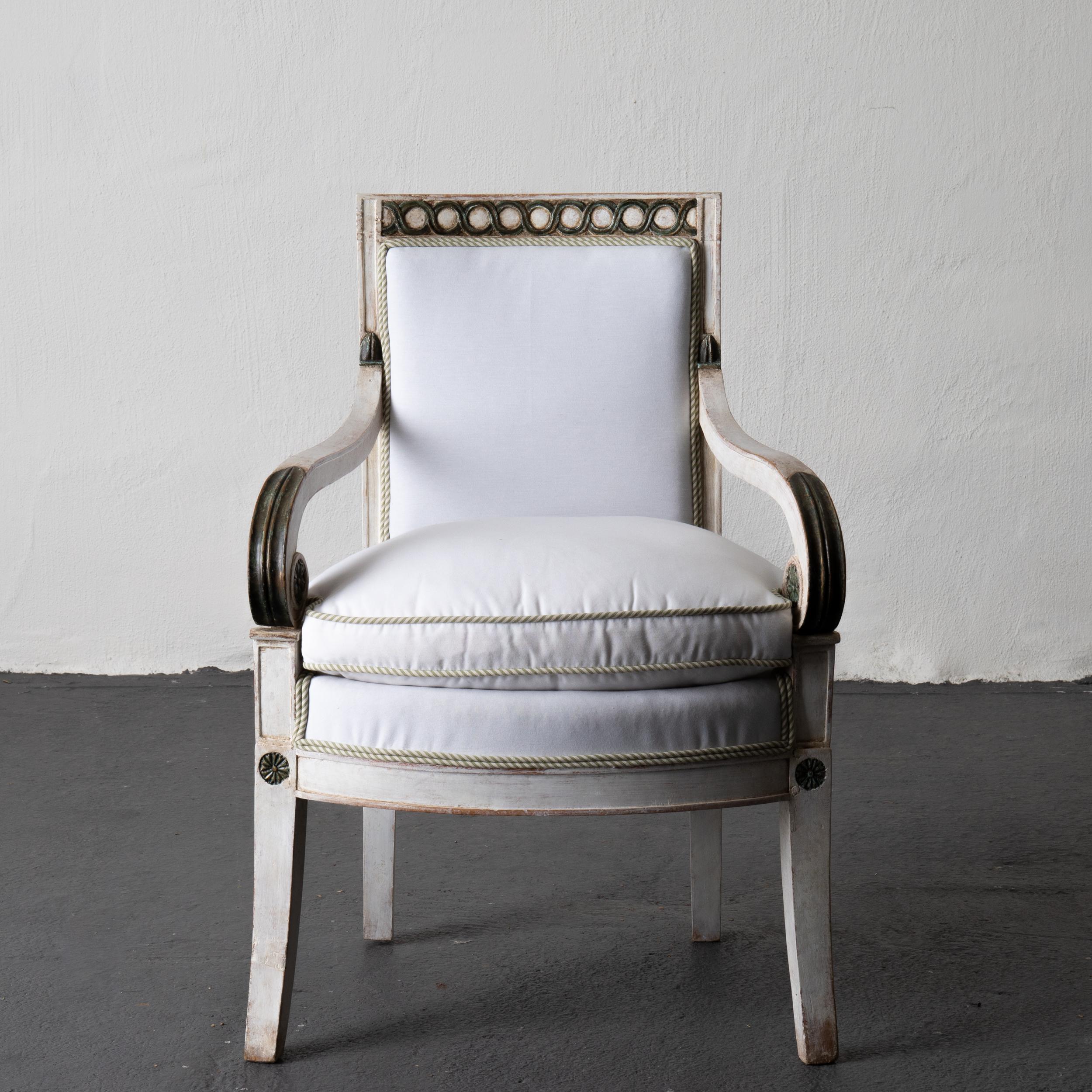french white chair