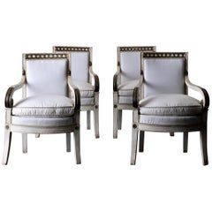 Set di 4 poltrone francesi Greene & Greene & Greene Francia