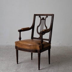 Set di 8 poltrone Directoire 1790-1810 Francia