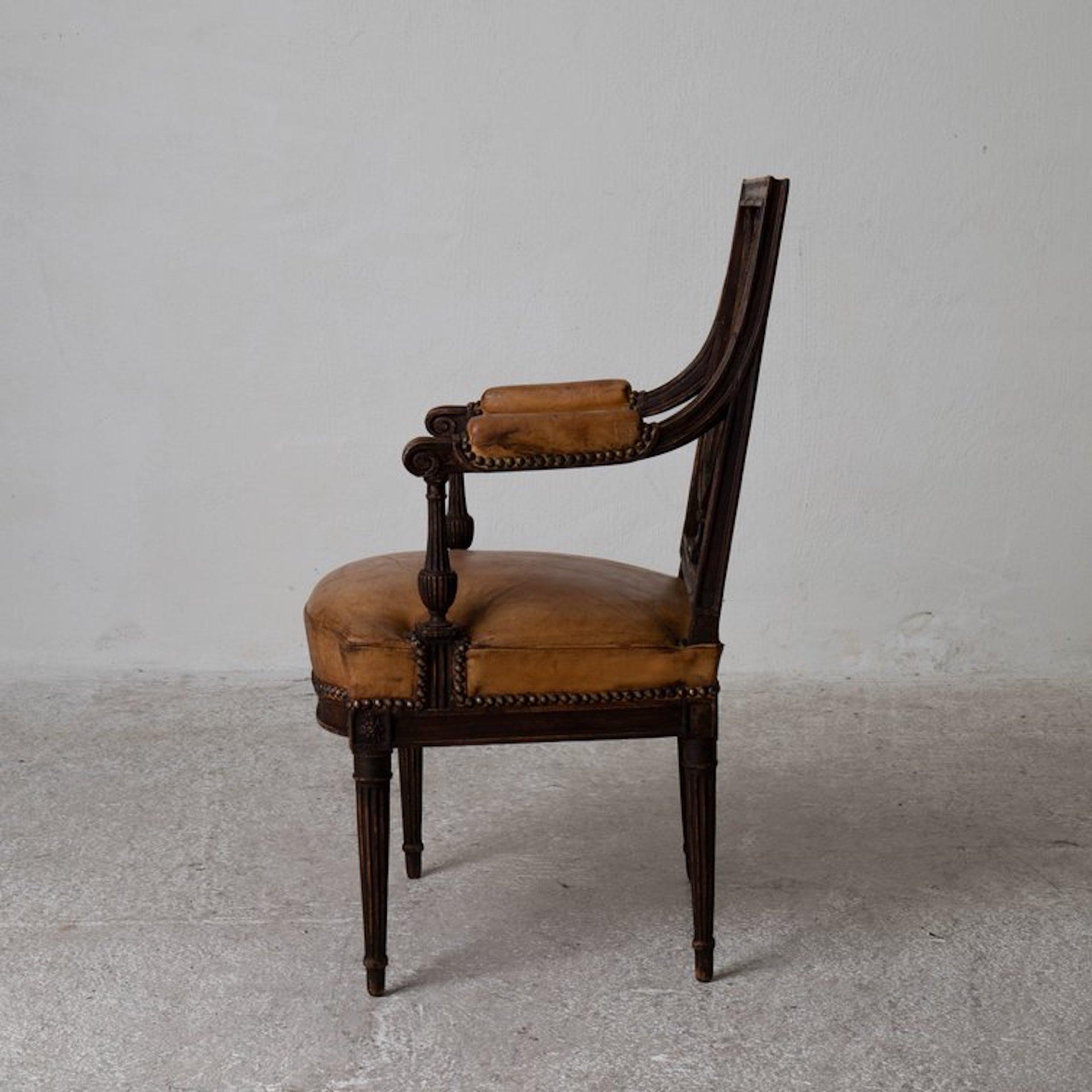 Francese Set di 8 poltrone Directoire 1790-1810 Francia in vendita