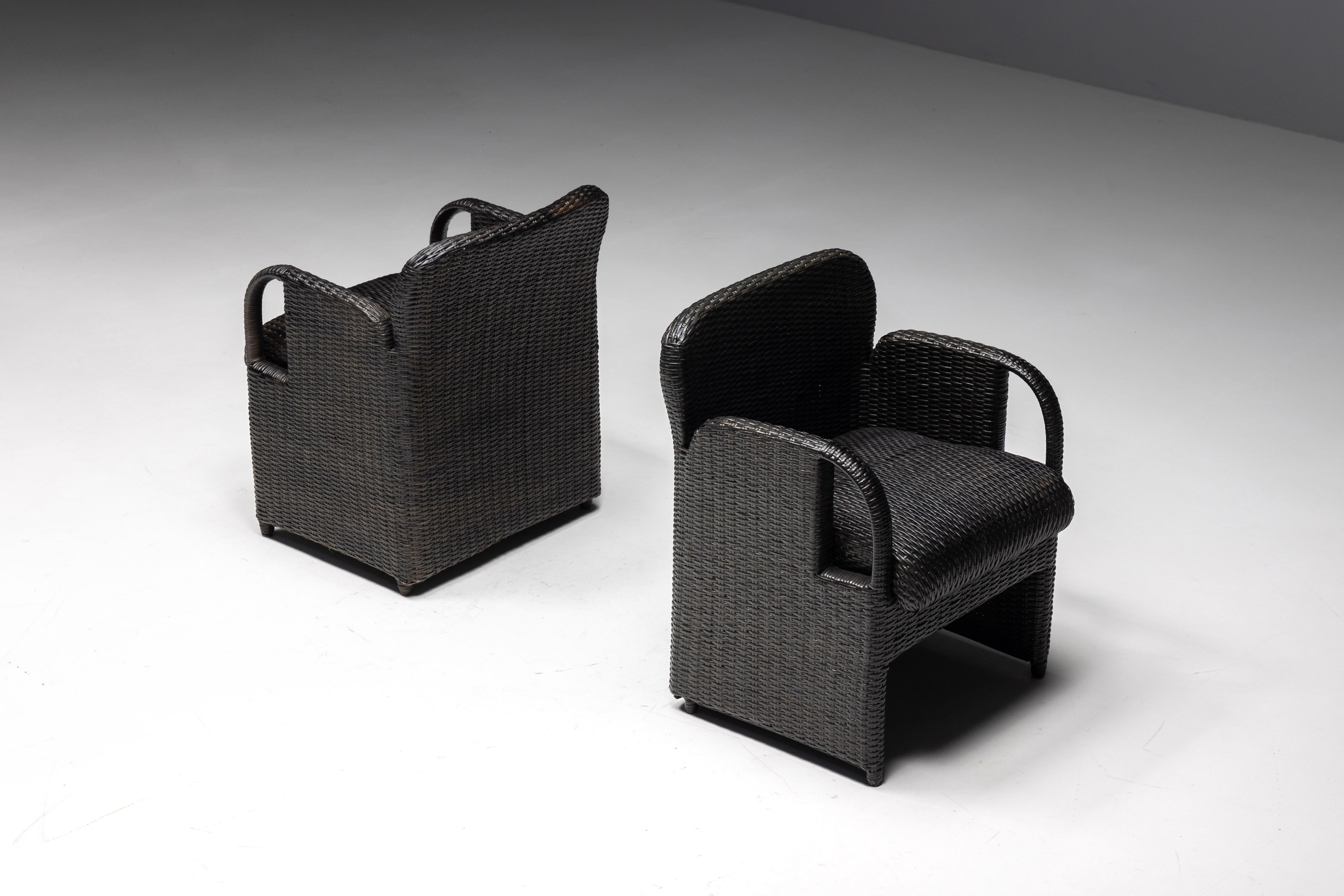 Armchairs 'Tlinkit' by Gae Aulenti for Tecno, Italy, 1990s For Sale 1