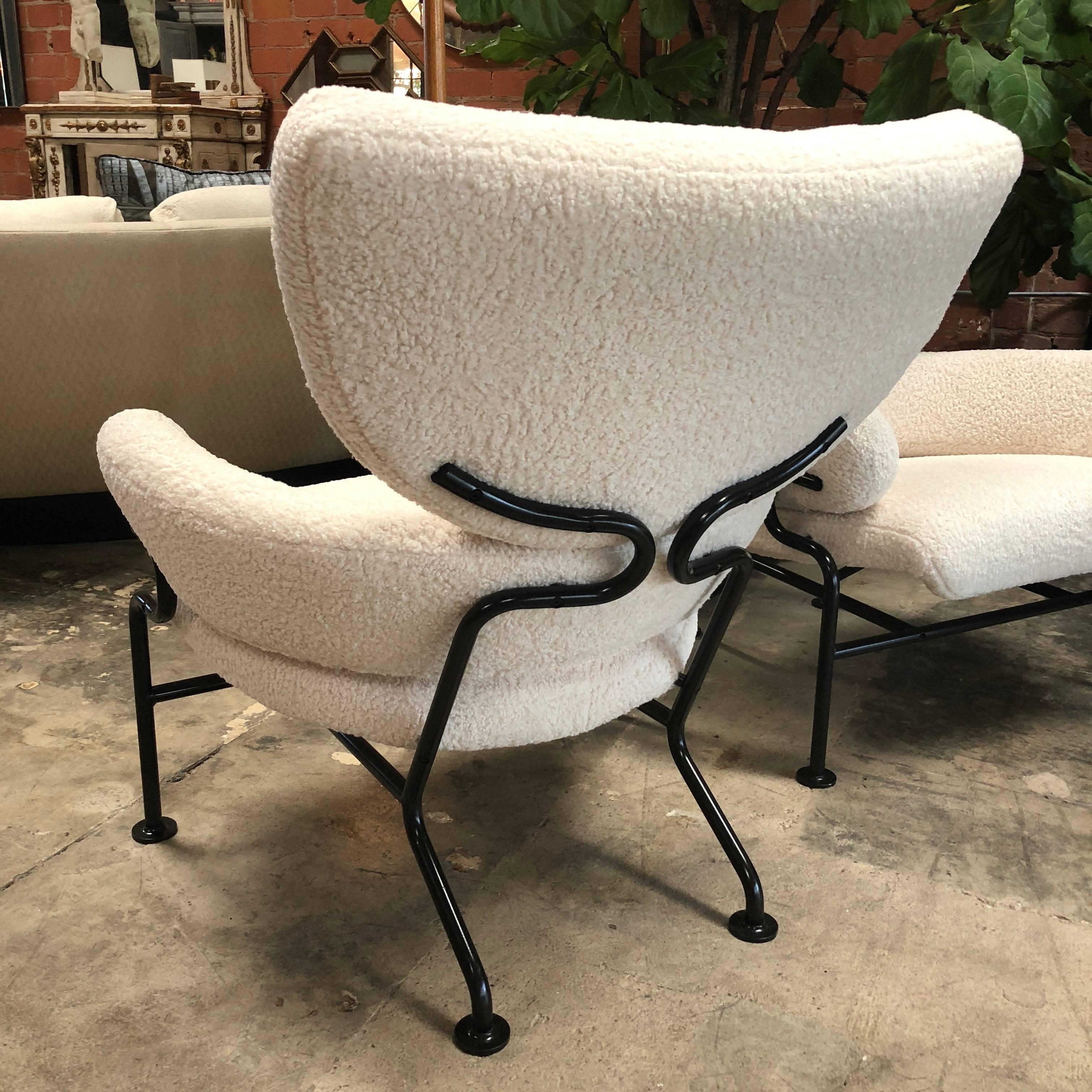 Mid-20th Century Armchairs “Tre Pezzi Pl19” by Franco Albini and Franca Helg
