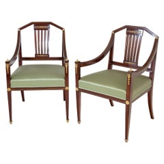 Armchairs, Vienna, circa 1800