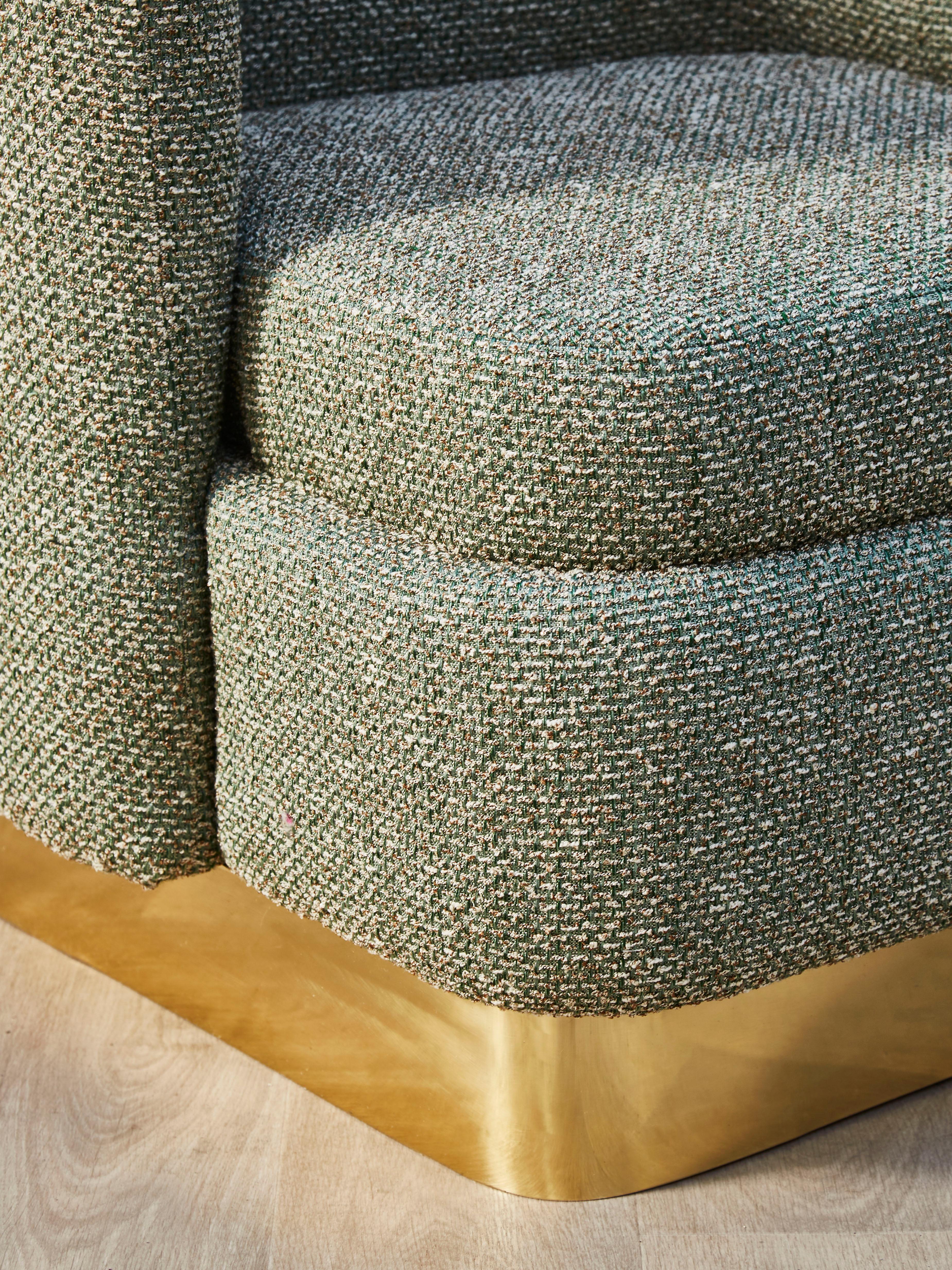 Sillones con base de latón de Studio Glustin Siglo XXI y contemporáneo en venta