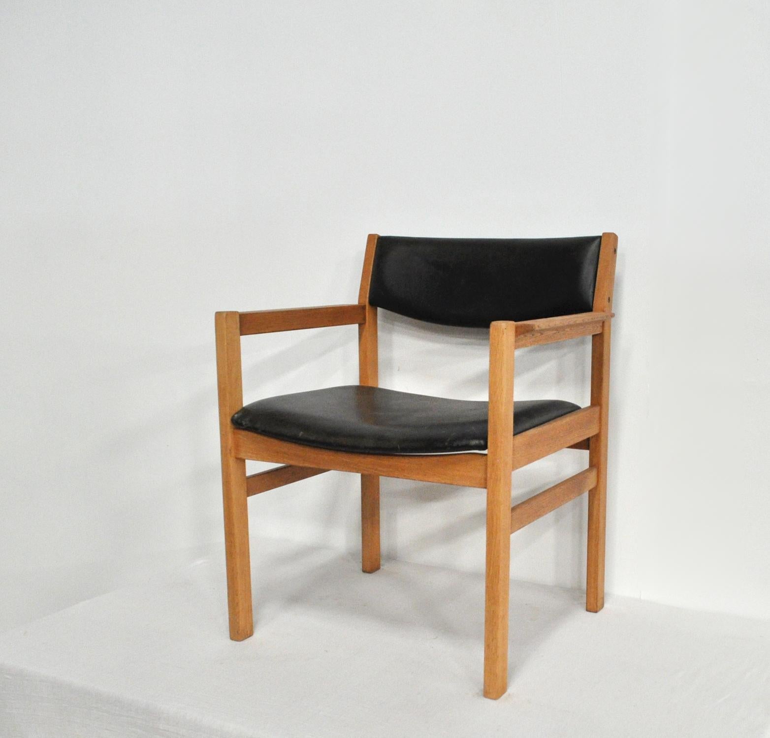 Scandinavian Modern Armchairs '12' Designed by Erik Wørts for FDB Møbler, 1960s