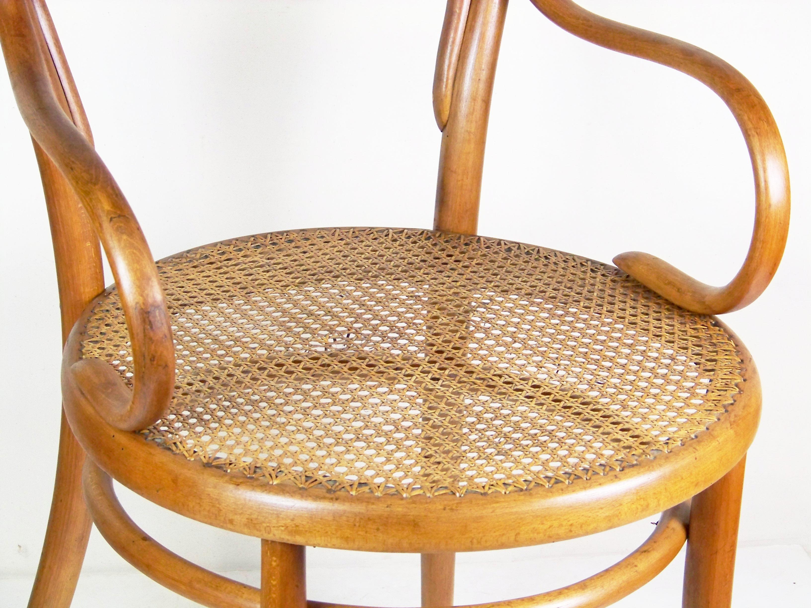 Austriaco Armchait Thonet Nr.14, circa 1870 in vendita