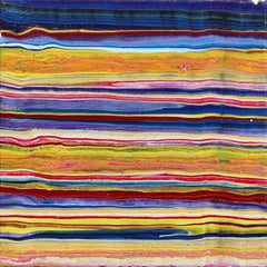 City and Color - Abstract Vibrant Experimental Textured Painting on Canvas