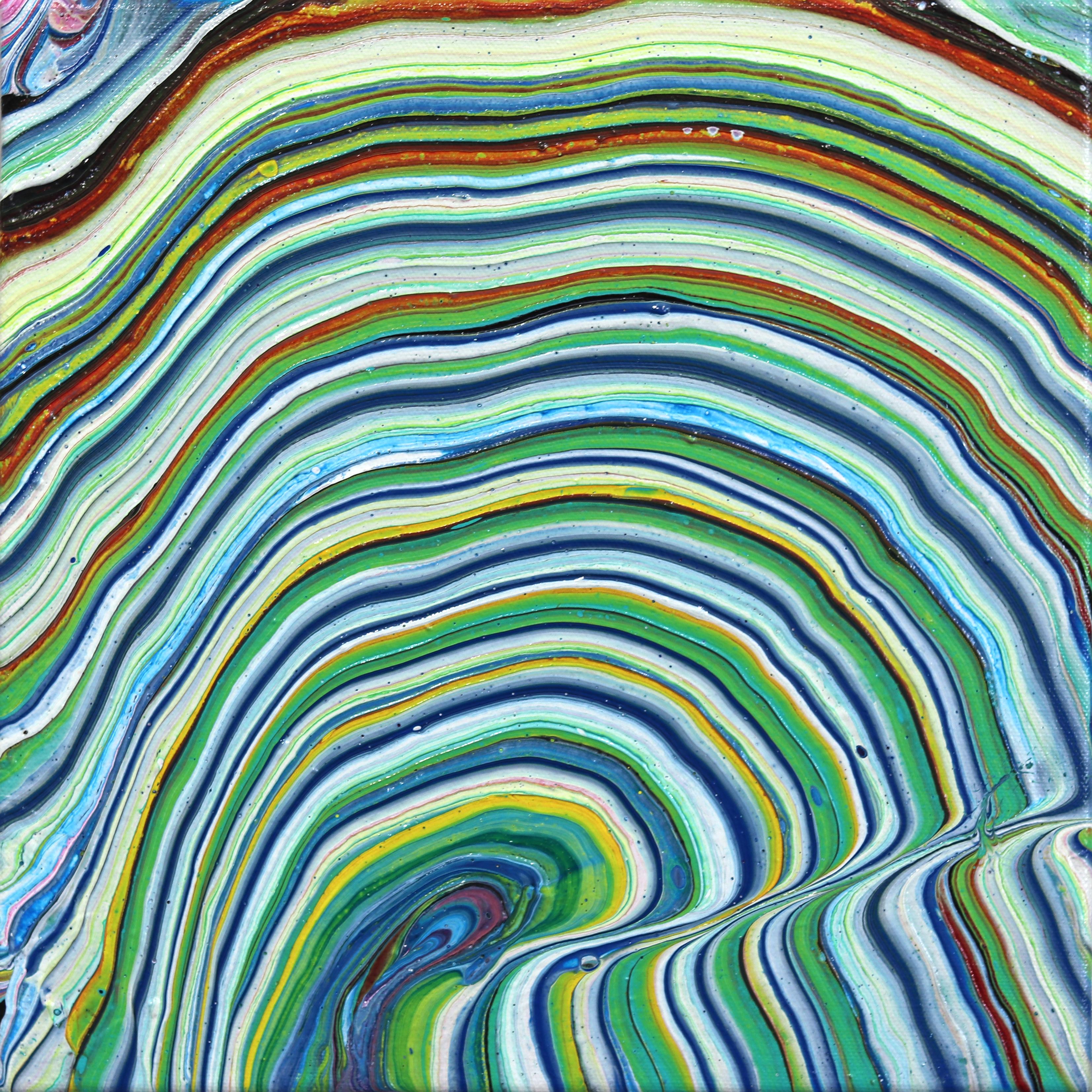 Armen Ges fängt die Bewegung in Acryl und Sprühfarbe ein und experimentiert mit optischen Täuschungen und Perspektive in seinen originellen abstrakten Kunstwerken. Um diese faszinierenden Bilder zu schaffen, setzt Ges traditionelle gestische