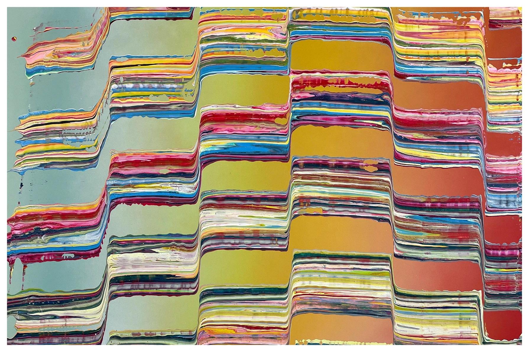 Armen Ges Abstract Painting - Spring Forward