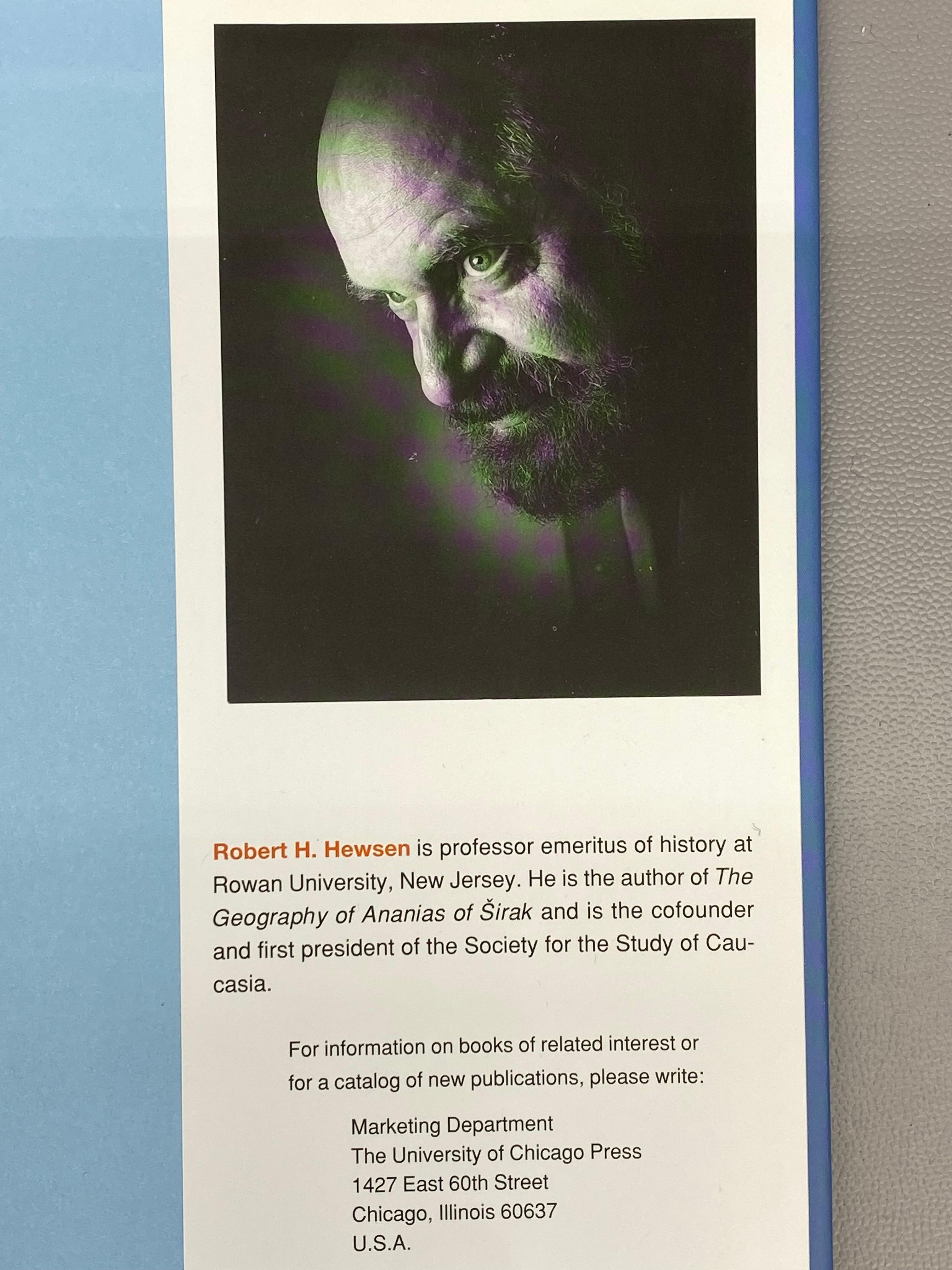 Armenia A Historical Atlas par Robert H. H. Hewsen, 2001 en vente 8