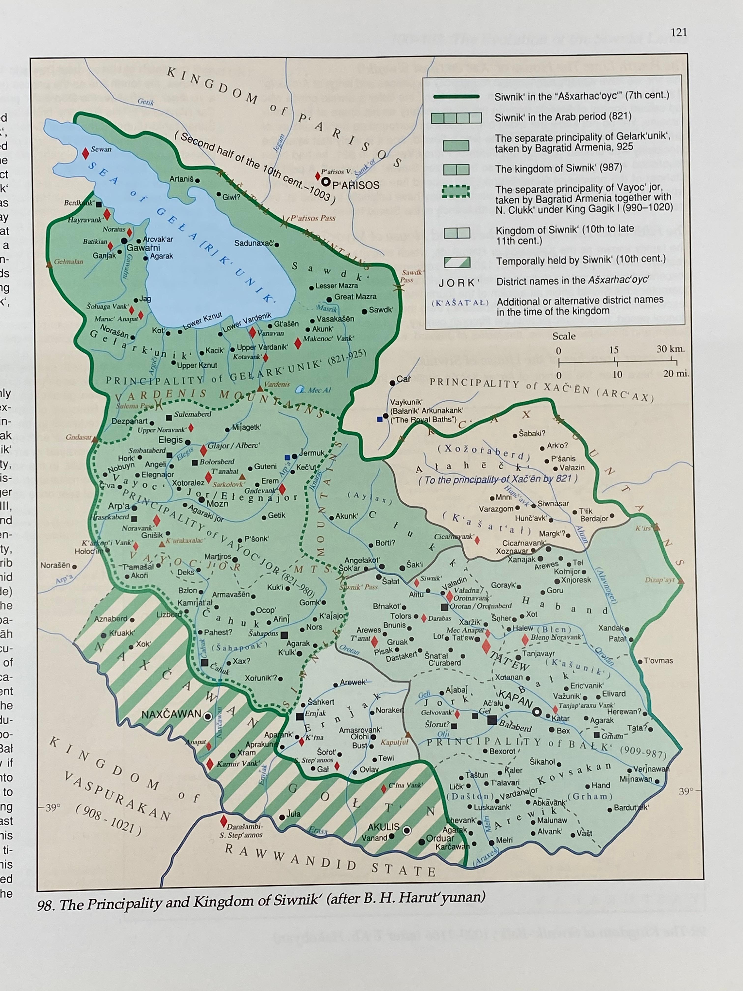 Armenia A Historical Atlas par Robert H. H. Hewsen, 2001 en vente 3