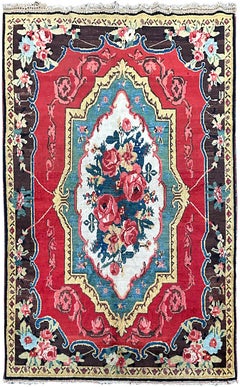 Armenian 5x7 Rare Fine Antique Armenian Rug Tribal Geometric 142cmx198cm C.1920