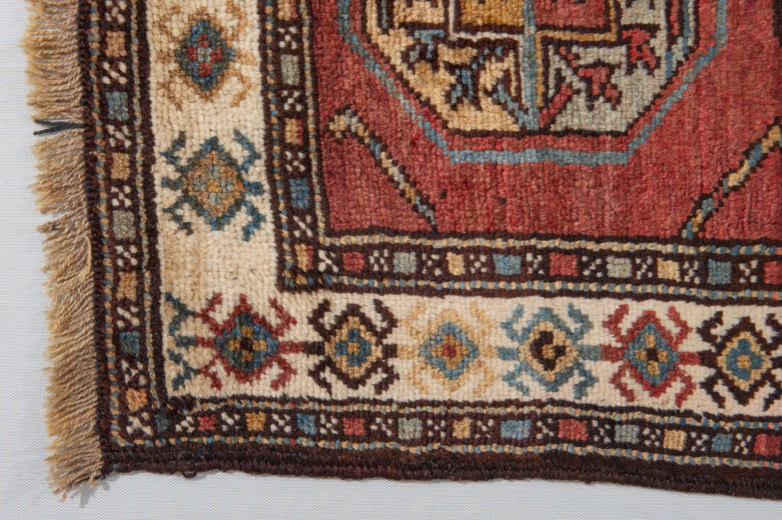 Hand-Knotted Armenian Carpet with Bokhara Design For Sale