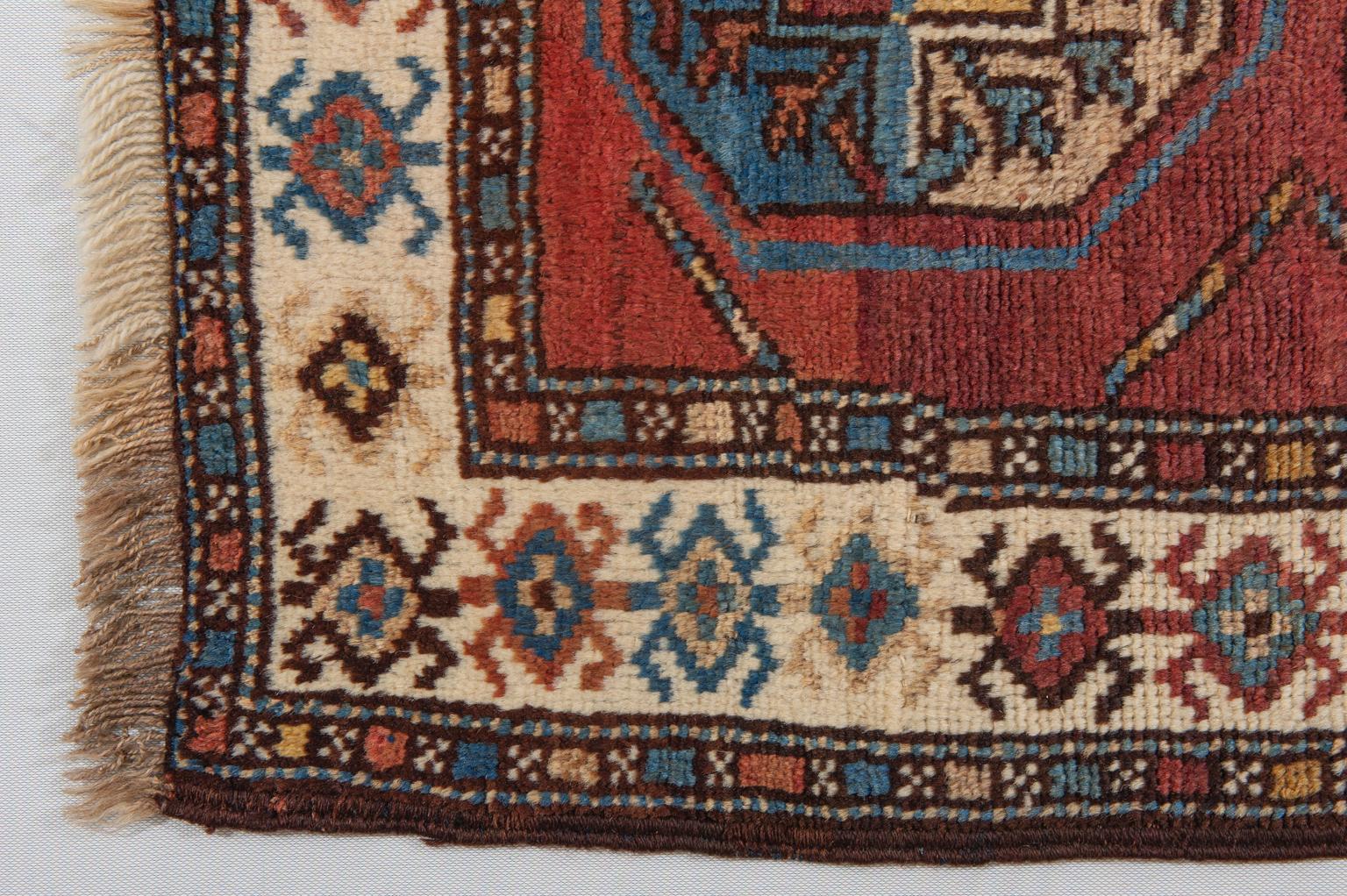 20th Century Armenian Carpet with Bokhara Design For Sale
