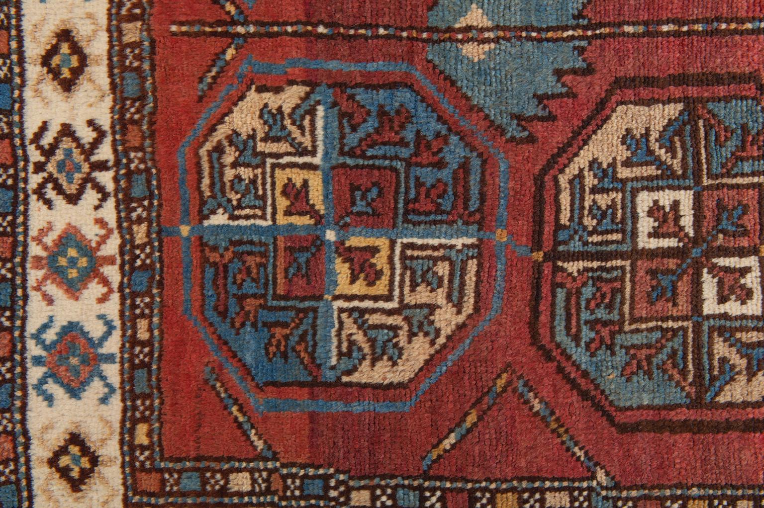 Wool Armenian Carpet with Bokhara Design For Sale
