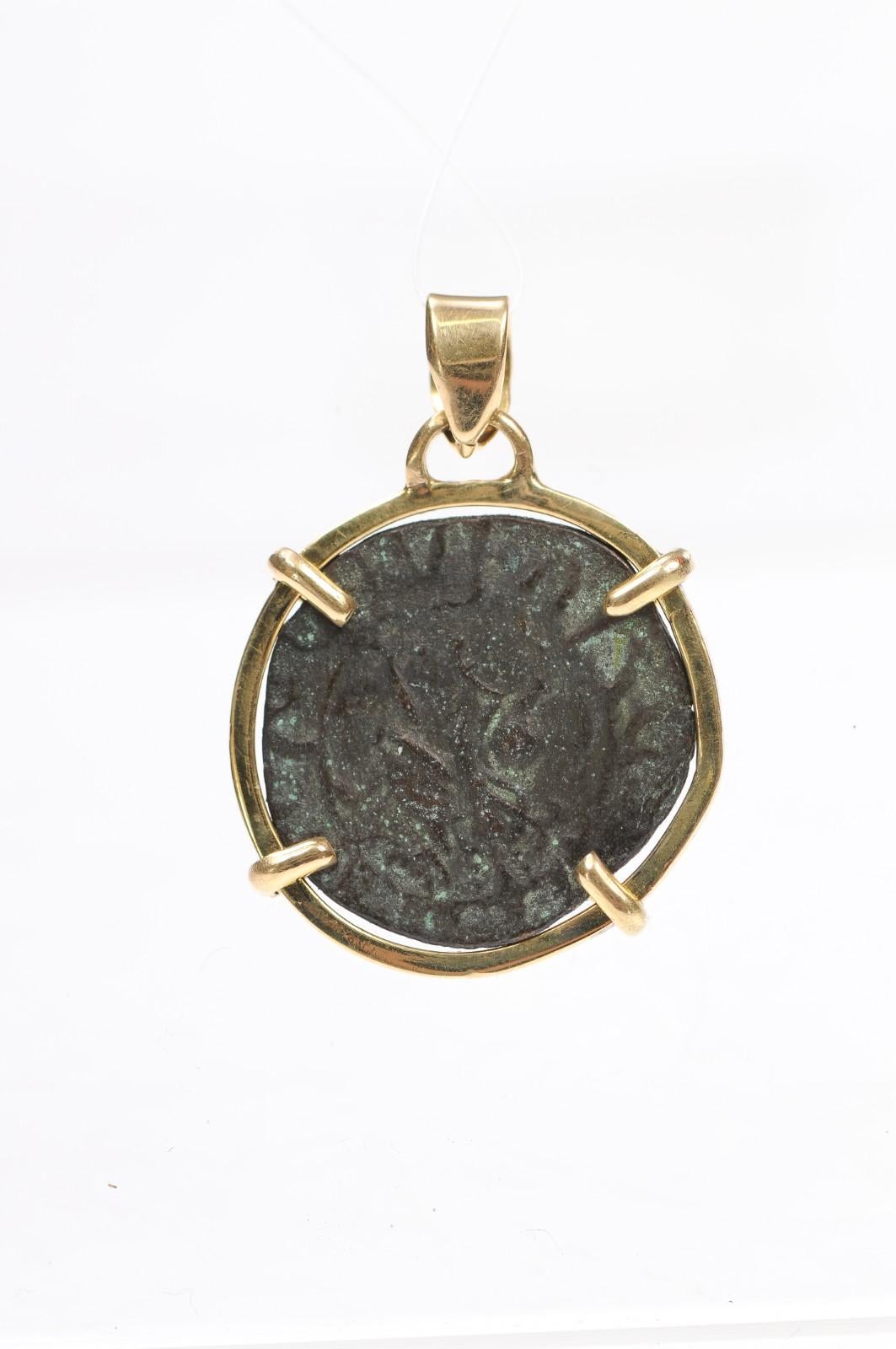 Armenian Coin from The Crusades w/ 18K For Sale 2