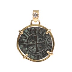 Armenian Coin from The Crusades w/ 18K