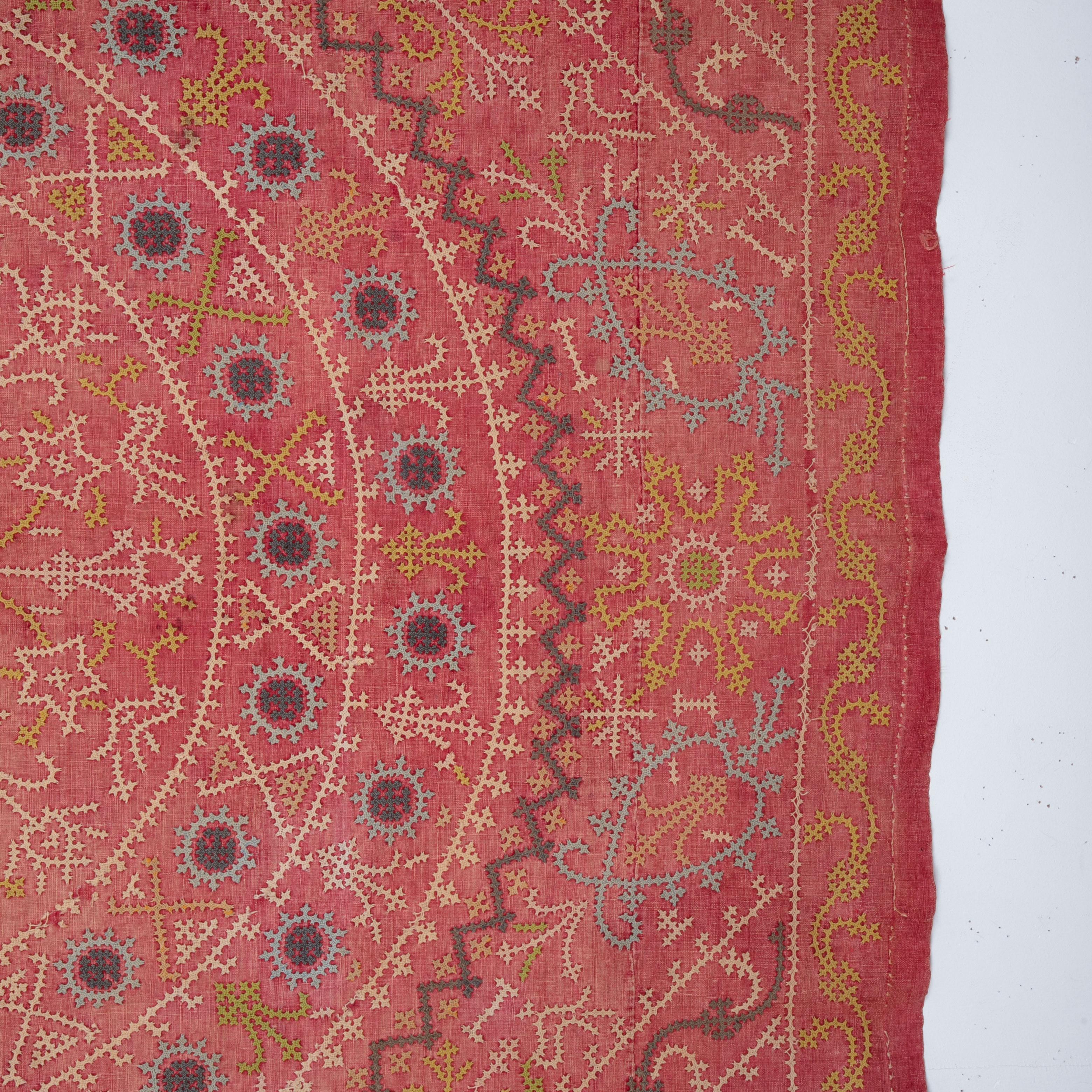 Suzani Armenian Marash Embroidery, Late 19th Century