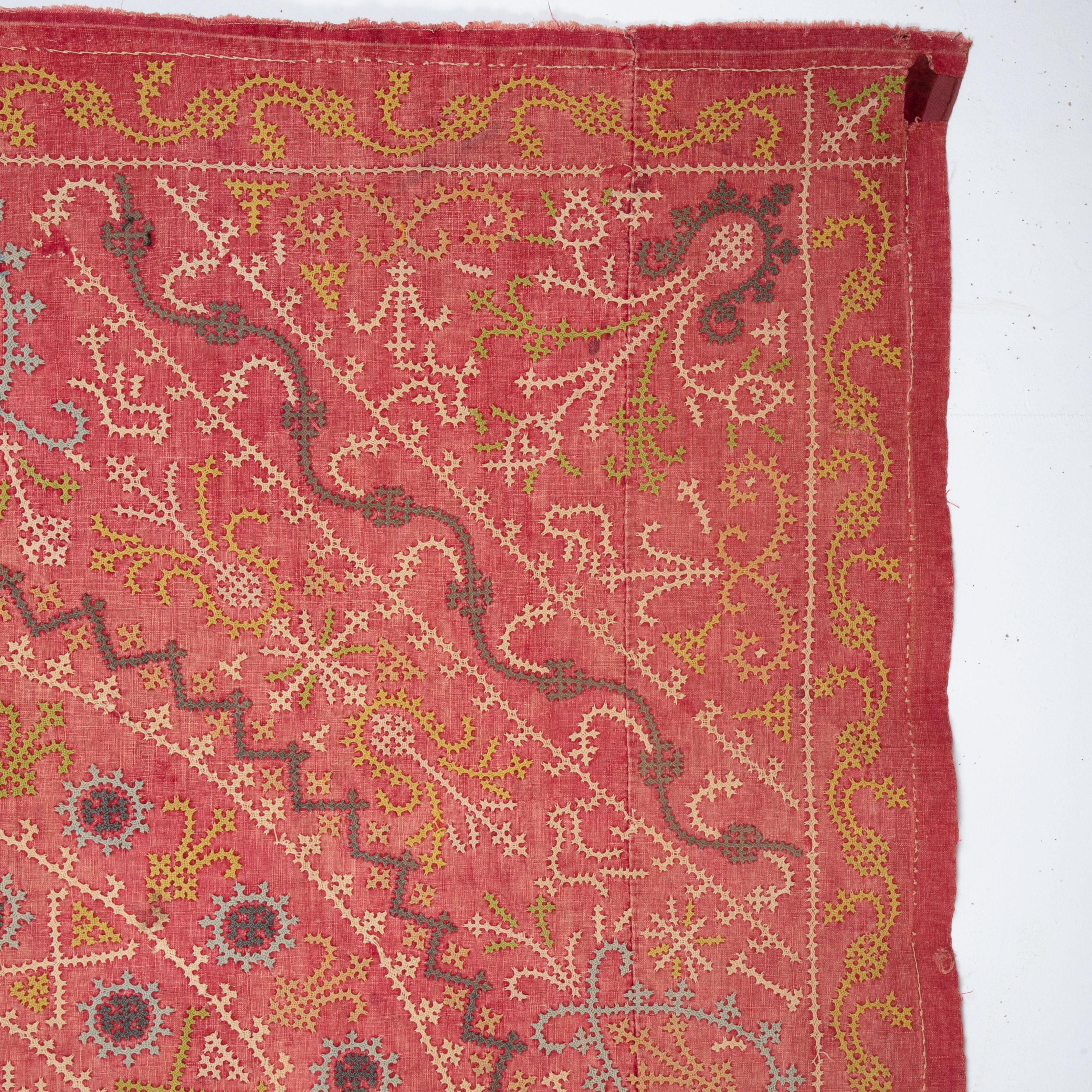 Armenian Marash Embroidery, Late 19th Century In Good Condition In Istanbul, TR