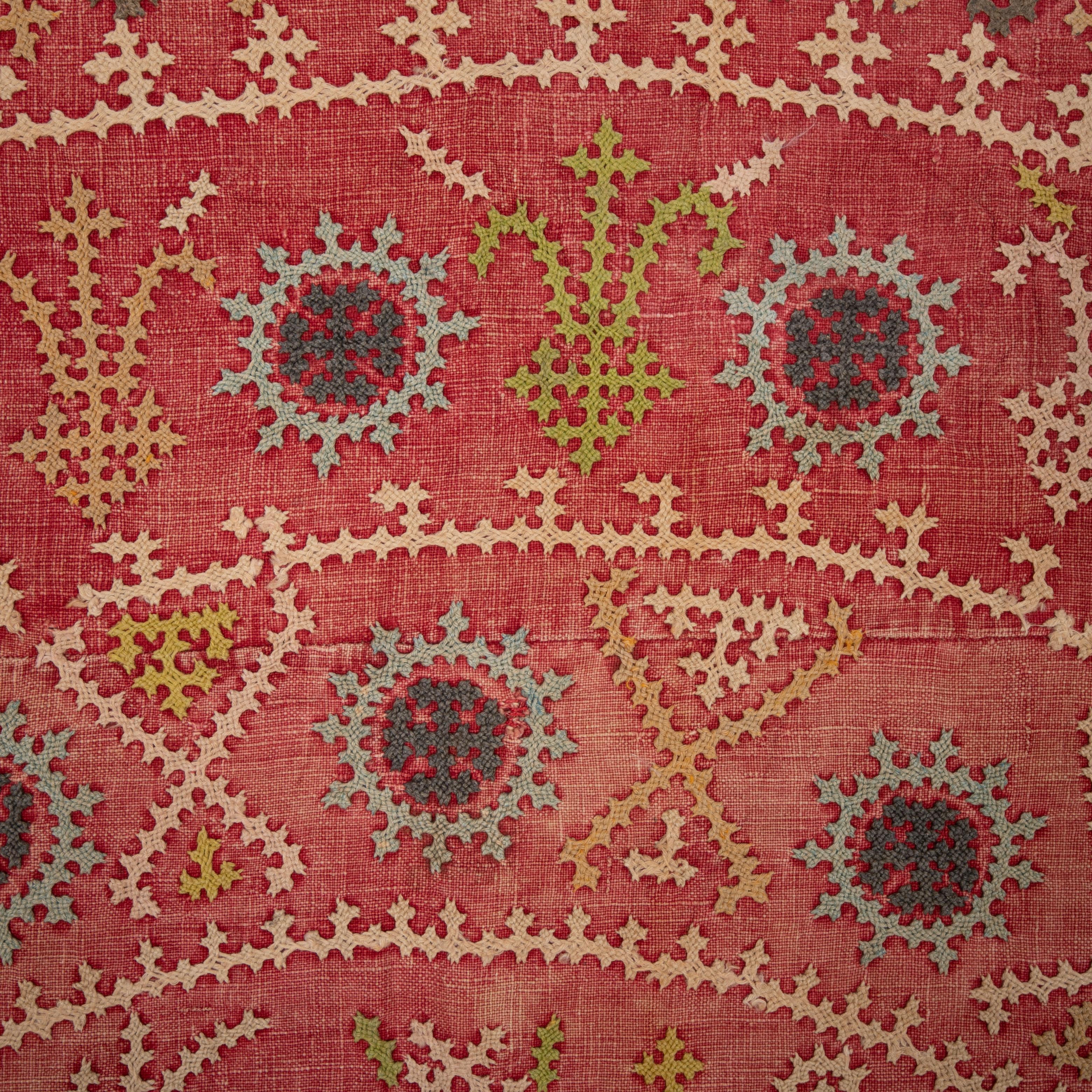 Cotton Armenian Marash Embroidery, Late 19th Century