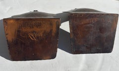 Armenic Hairenian ( AKA spelling Armenac) Arts & Crafts copper rare Bookends