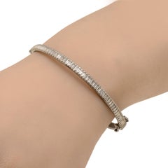 Armenta New World Armreif aus 14 Karat Weißgold mit Morganit