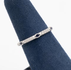 Armenta New World Blue Marquis Sapphire and Diamond Stack Ring, Style 03194