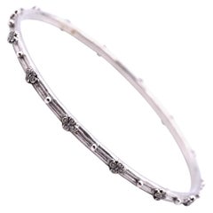 Armenta Bracelet jonc en argent sterling et diamants