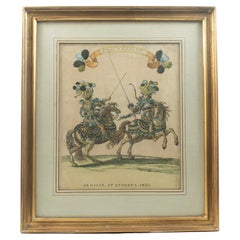 "Armiger et Ephebus Indi" - Handkolorierter Kupferstich - Grand Carrousel 1662