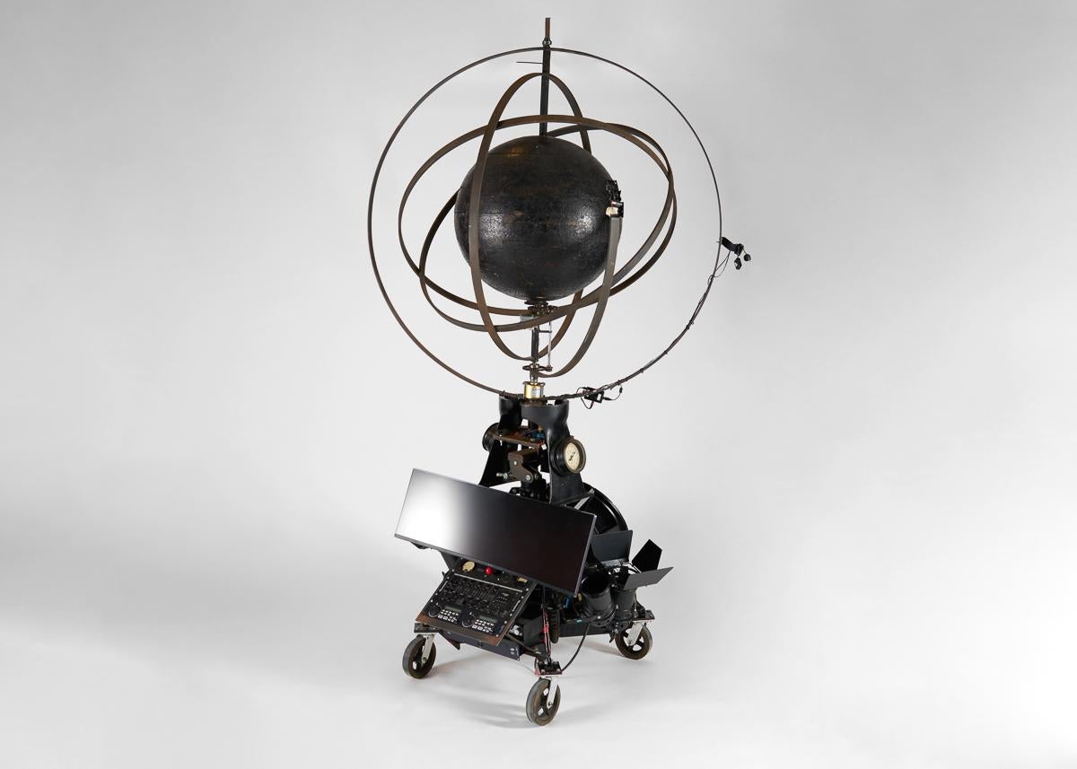 Thierry Despont was best-known for his very successful architectural practice—but he was also an accomplished artist. Some of his most interesting works are a series of sculptures fashioned out of found—often industrial or farm—tools or components.