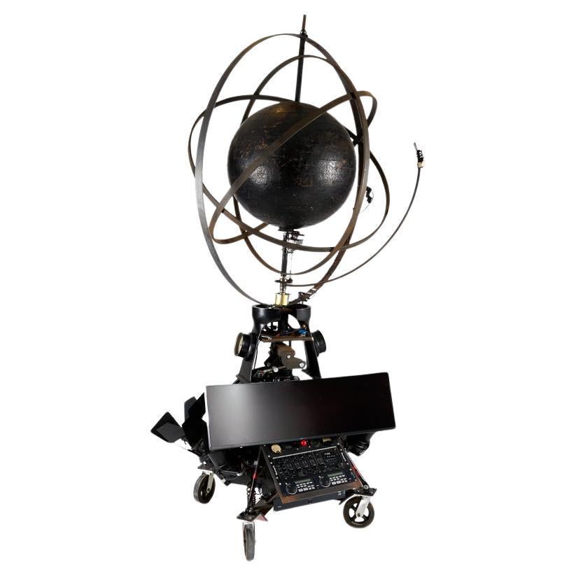 Armillary Sphere 01 Mixed Media Sculpture in Two Pieces, Thierry Despont For Sale