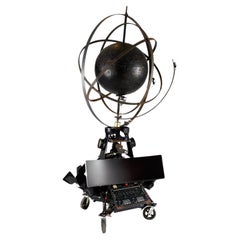 Armillary Sphere 01 Mixed Media Sculpture in Two Pieces, Thierry Despont