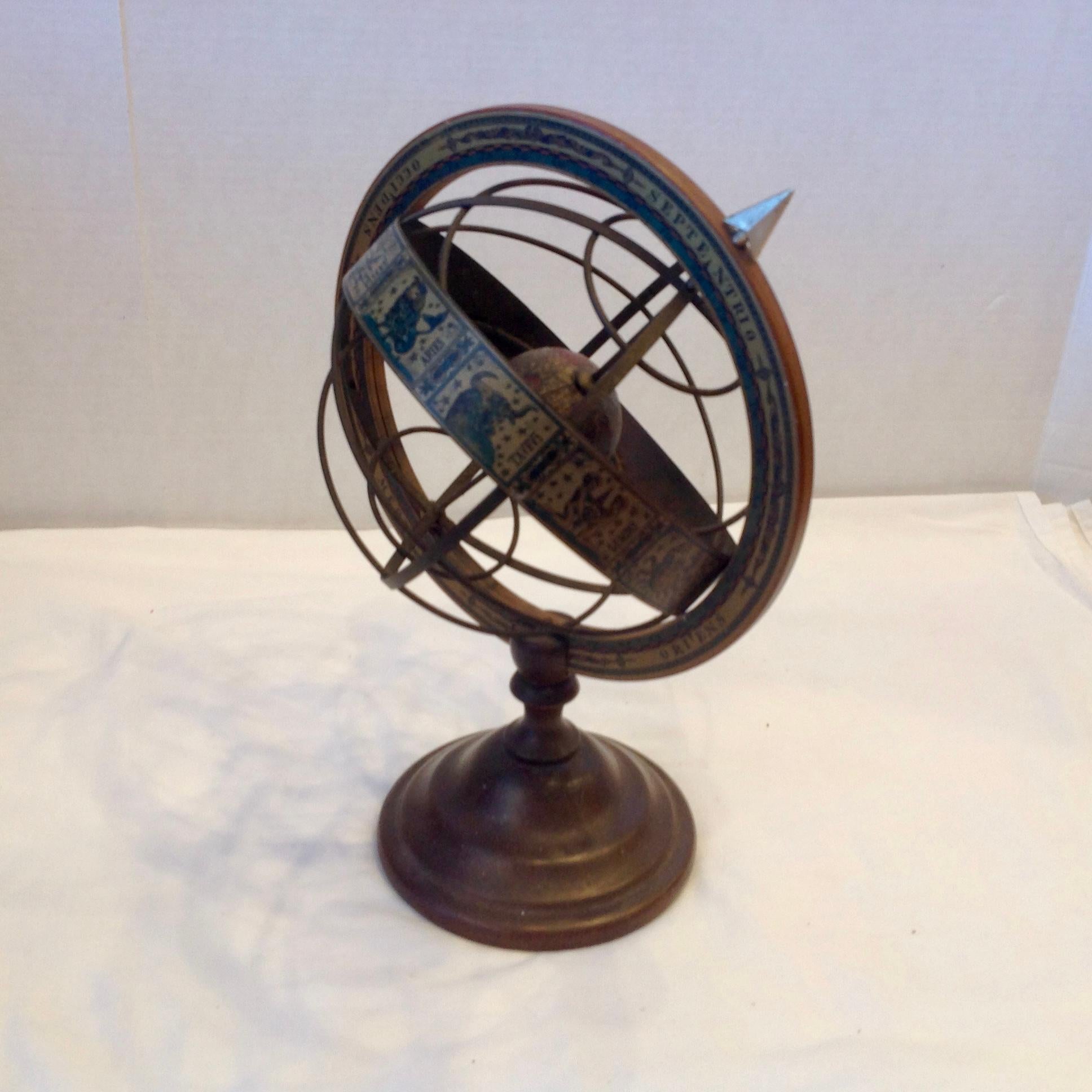 vintage armillary sphere