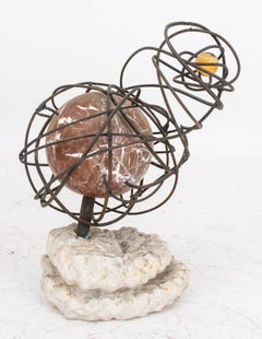 "Scultura astratta moderna "Sfera armillare