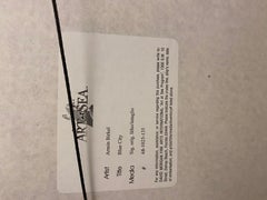 Armin Birkel "Blue City" Original Signed Lithograph with Metallic Embellishments