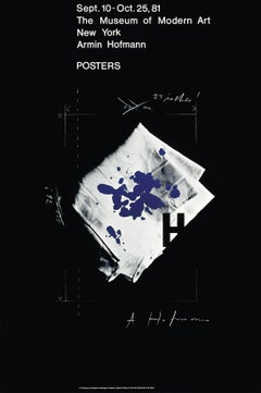 "Armin Hofmann POSTERS Museum of Modern Art" Swiss Graphic Design Vintage Poster