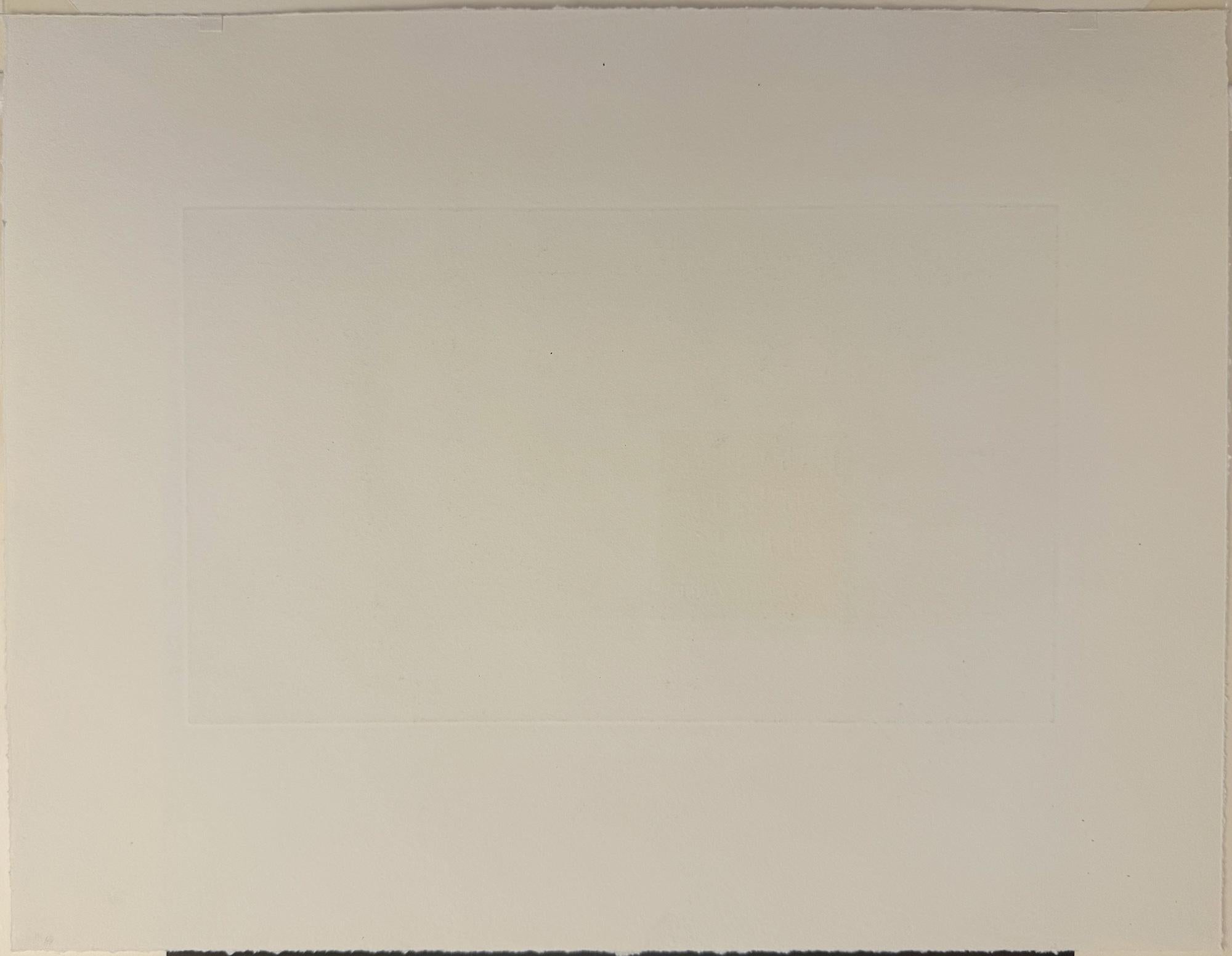 Manufacturer's Trust; Manhattan Nocturne, rielaborato - Print American Modern di Armin Landeck