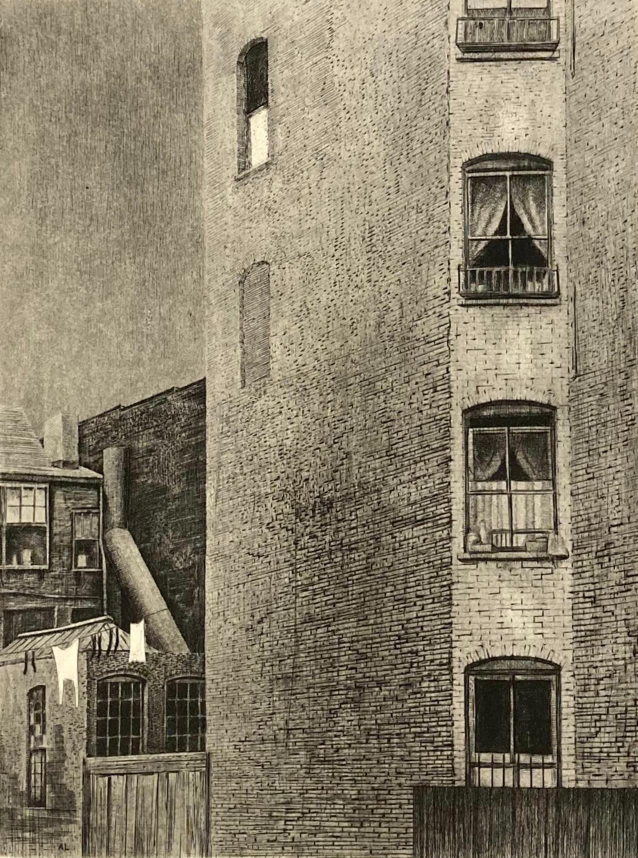 Armin Landeck, Tenement-Wandleuchten im Angebot 1