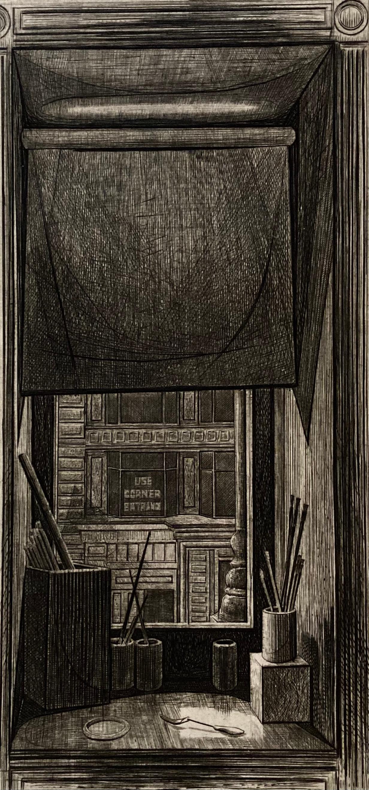 Armin Landeck, Window on 14th Street For Sale 1