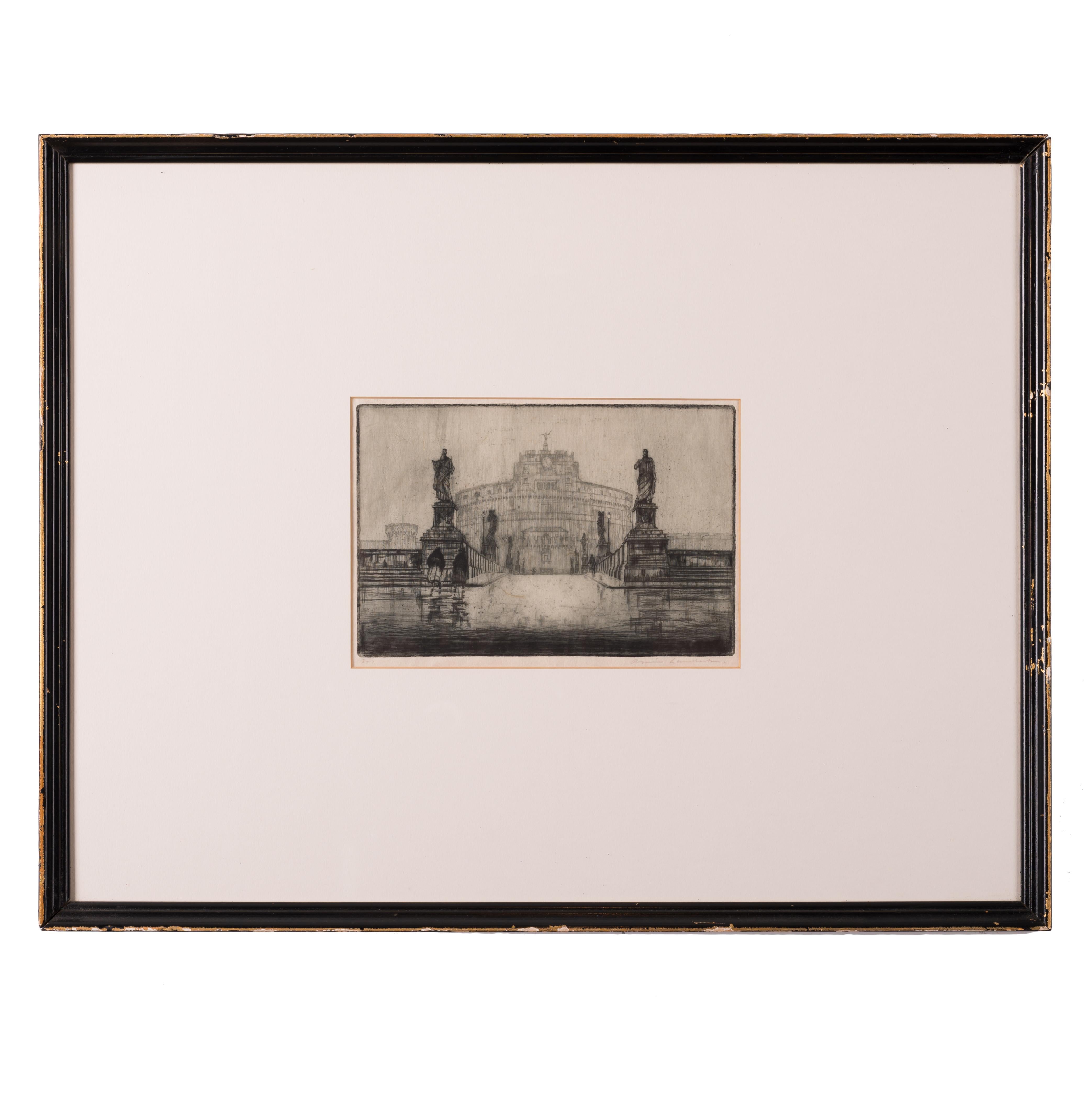 Modern Armin Landeck Etchings - A Pair For Sale
