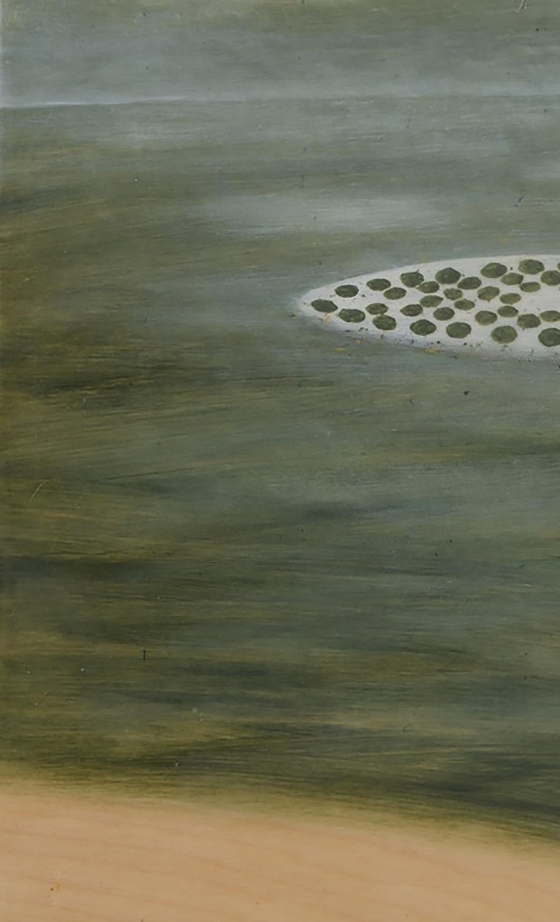 Drain - Enkaustik und Öl Abstrakt von Arminée Chahbazian (2015)
Öl & Enkaustik auf gerahmter Holzplatte, 12 × 12 Zoll, 2015

