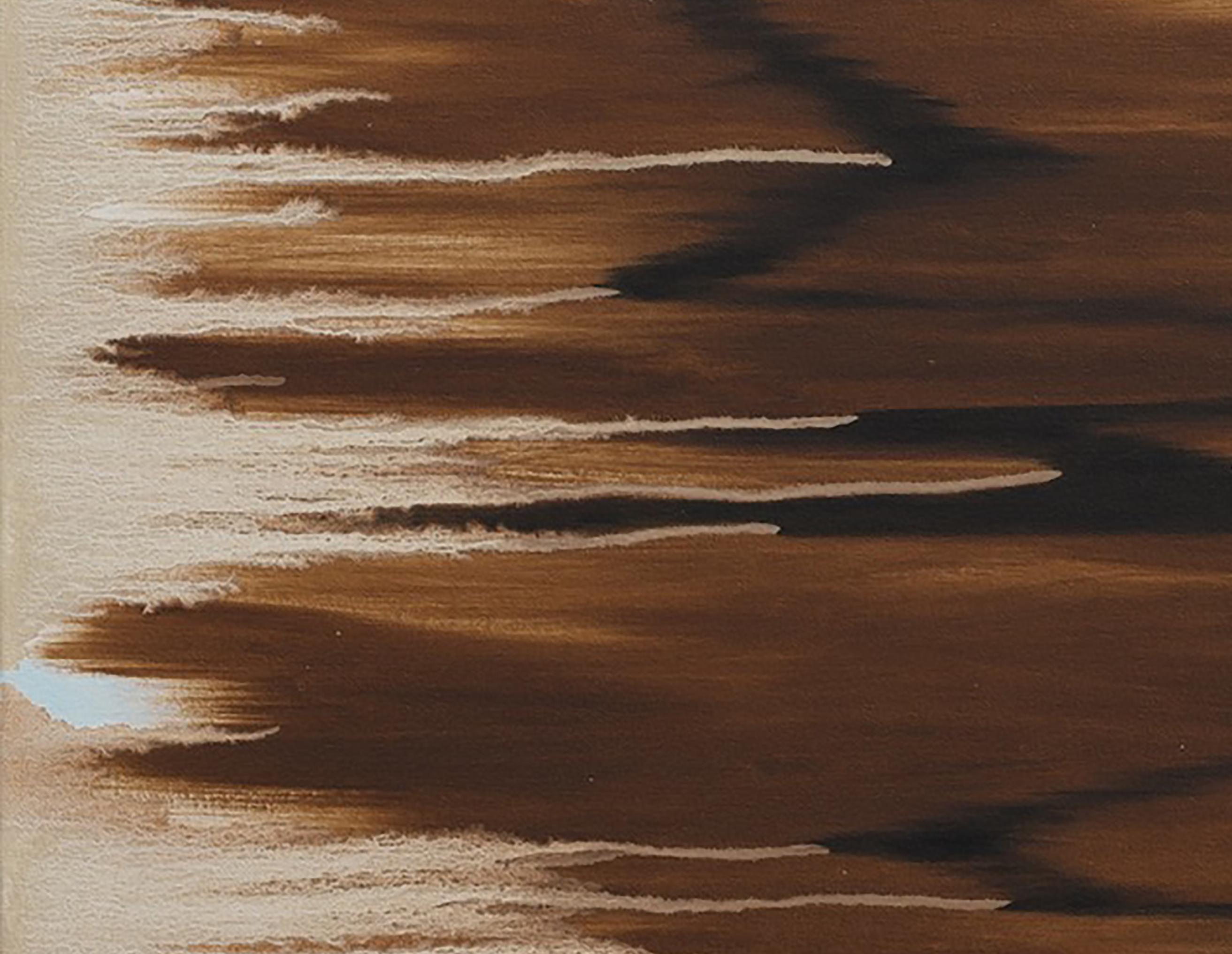 Niedrigste Flut - Zeitgenössisches abstraktes Öl von Arminée Chahbazian (2013)
Öl auf Leinwand, 30 × 30 Zoll, 2013

