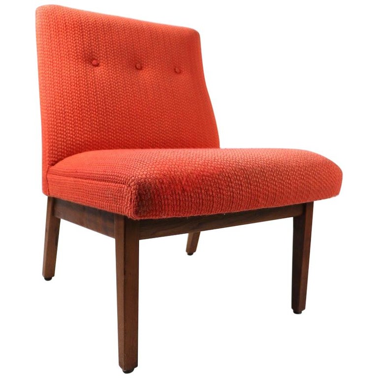 Armless Mid Century Chair by Gunlocke after Risom For Sale at 1stDibs