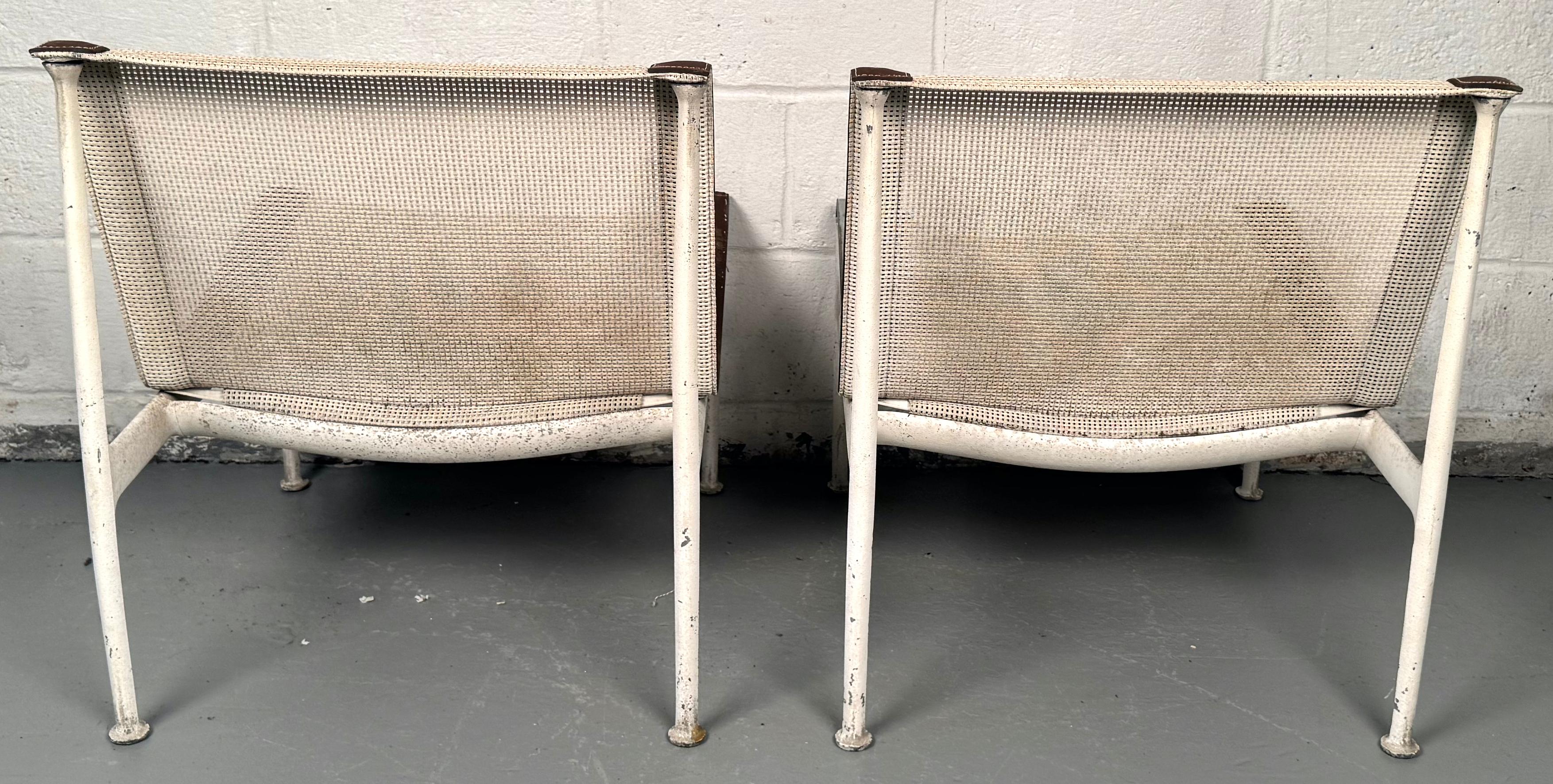 Sedie da patio moderne senza braccioli di metà secolo di Richard Schultz per Knoll in vendita 6